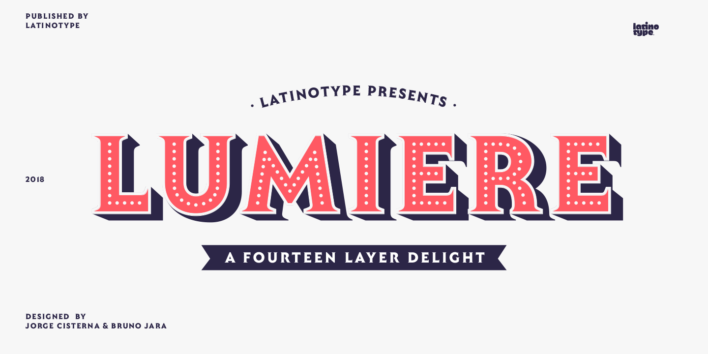 Lumiere Font preview